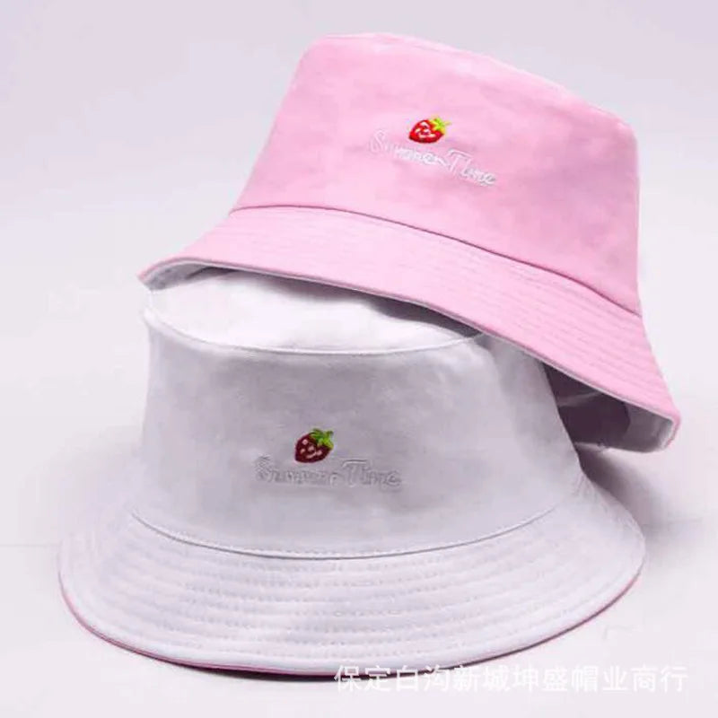 Double-Sided Yellow Duck Bucket Hats