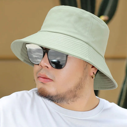 Big Head Man Large Size Sun Hat Women Summer Fisherman Hat