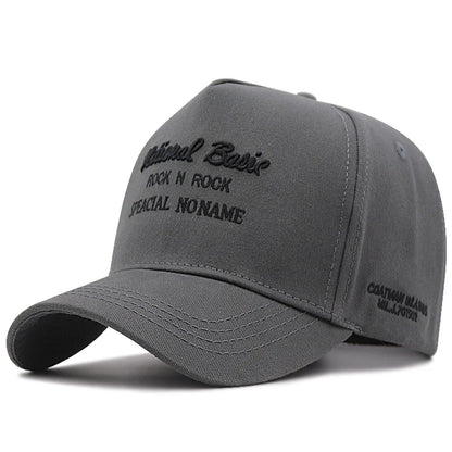 Man Big Size Causal Peaked Hats