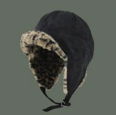 Winter Men Women Plus Velvet Warm Bomber Hats