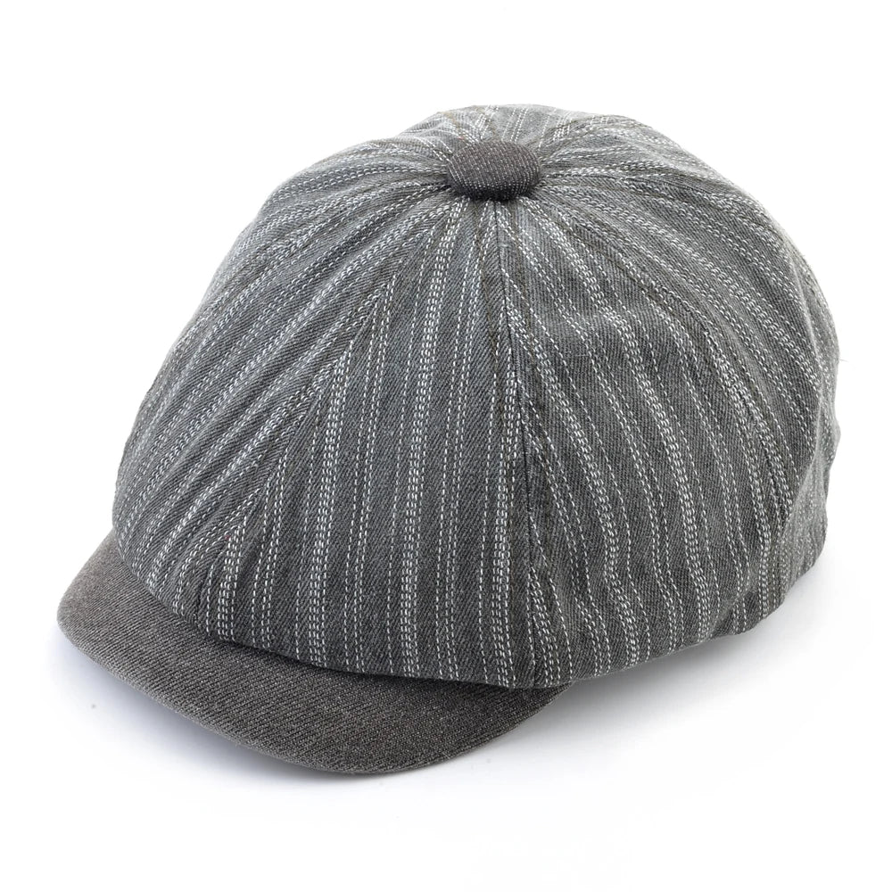 Vintage Striped Berets Men's Autumn