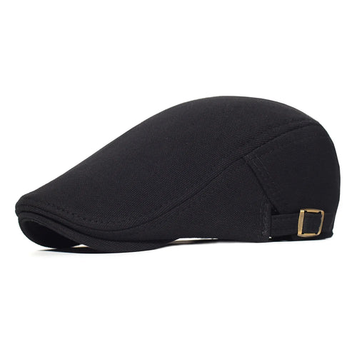 Cotton Adjustable Newsboy Caps Men Woman Casual Beret