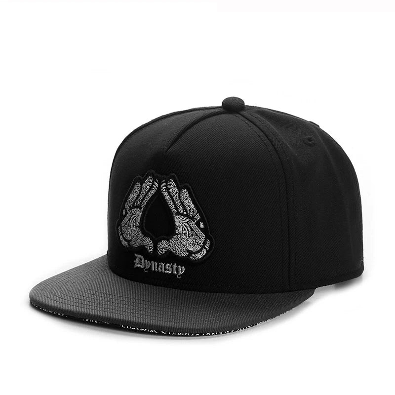 Adjustable Snapback Cap Denim Baseball Cap