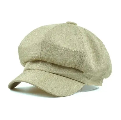 Newsboy Thin Cap Cotton Linen Beret Hats