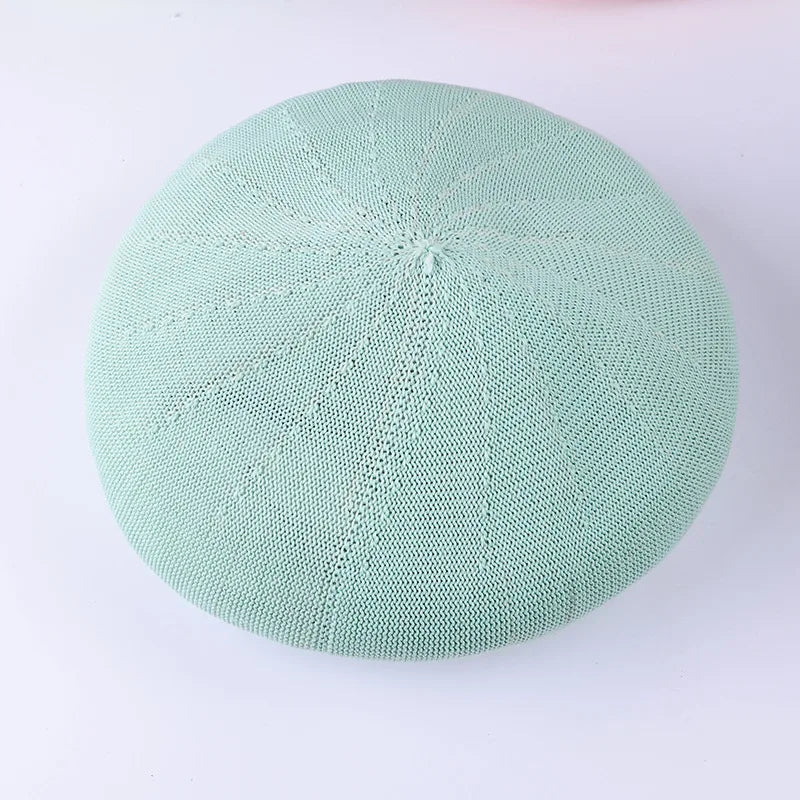 New Summer Solid Color Japan Style Beret Female