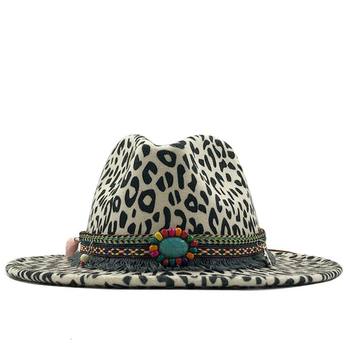 Trend Unisex Flat Brim Wool Felt Jazz Fedora Hats Men Women