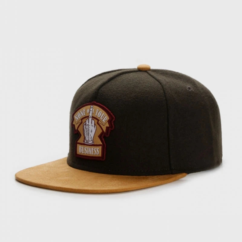 Adjustable Snapback Cap Denim Baseball Cap