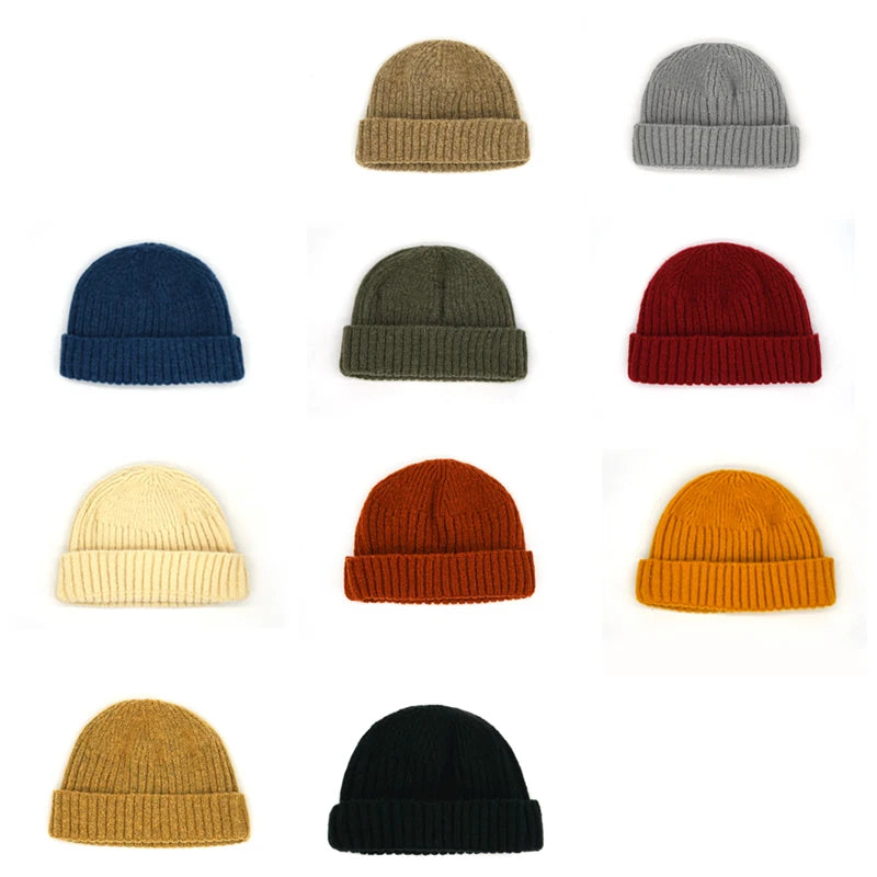 Winter Beanie Hat Knitted Warm Caps Unisex Warm Hat