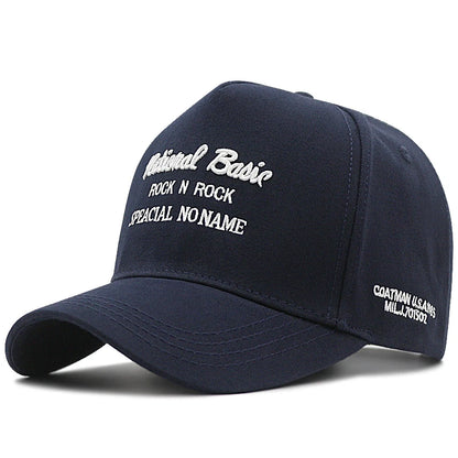Man Big Size Causal Peaked Hats
