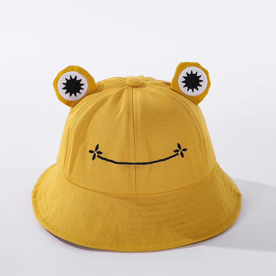 Cute Frog Bucket Hats Women Men Bucket Hat