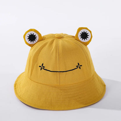 Cute Frog Bucket Hats Women Men Bucket Hat