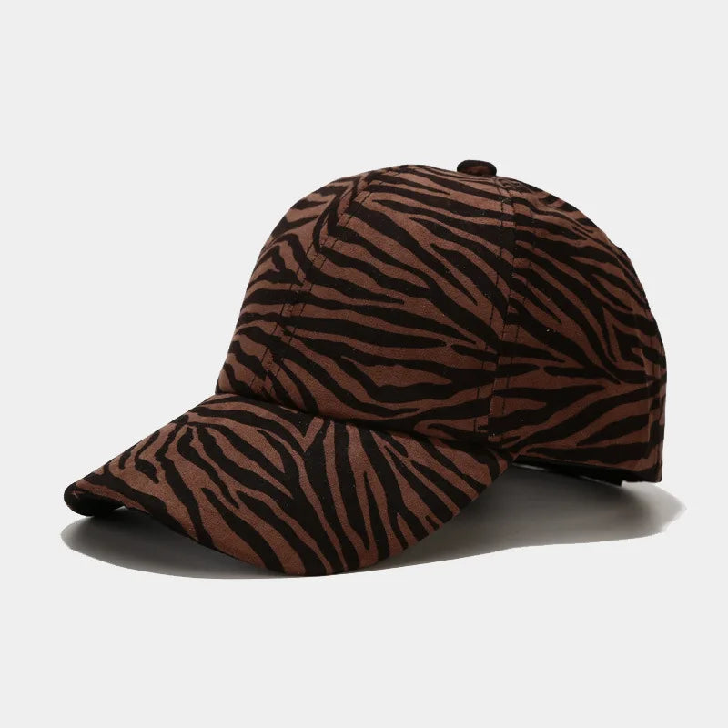 2021 Four Seasons Leopard Zebra Print Cotton Baseball Cap