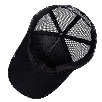 Fashion Women Cap Butterfly Flower Pendant Baseball Cap Female
