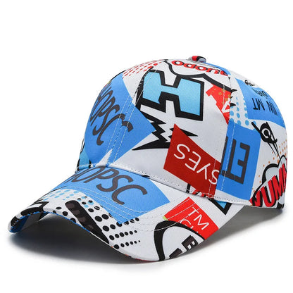 New Arrive Poker Letters Print Baseball Caps For Men Women