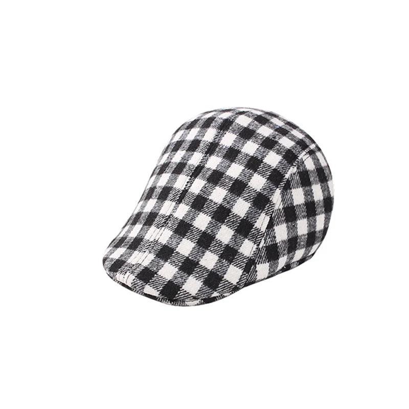 Factory Classical Square Material Male Winter Beret Hat