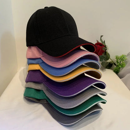 Unisex Cap Casual Acrylic Plain Baseball Cap For Women Men