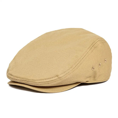 Airhole Flat Cap Men Cotton Driver Hat