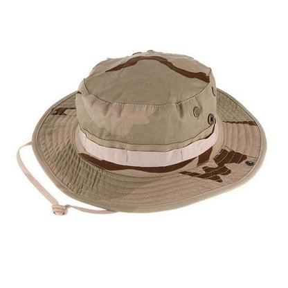 Tactical Hat Camouflage Fishing Cap Outdoor Sport Sun Bucket Cap Outdoor