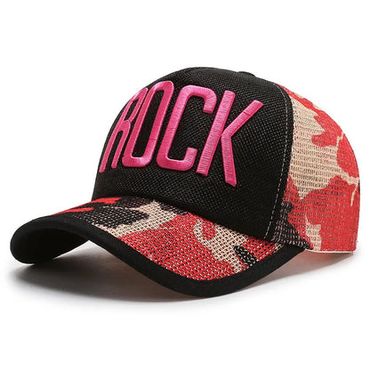 Autumn hat Mesh Camouflage Men and Women
