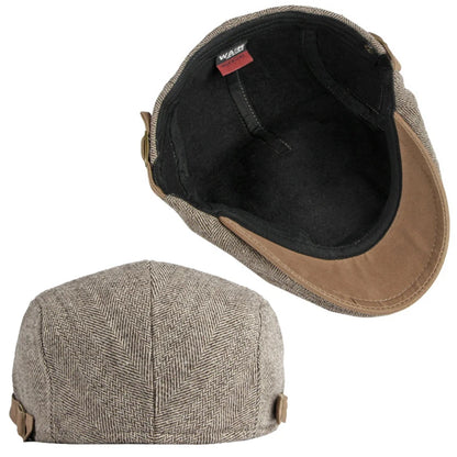 Retro Newsboy Cap Men Autumn Winter