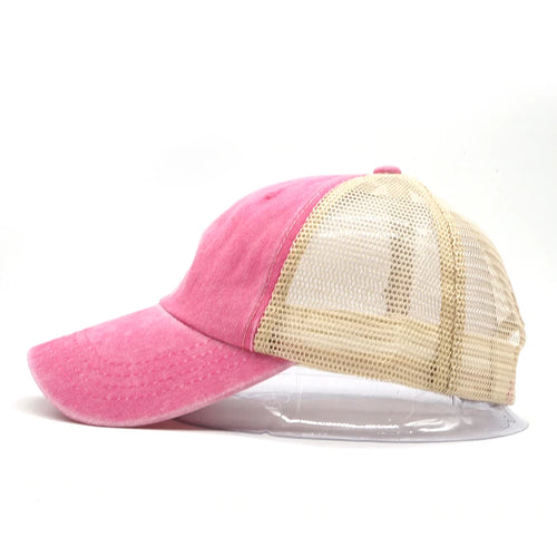 Summer Outdoor Baseball Cap Trucker Mesh Caps Men Dad Hat