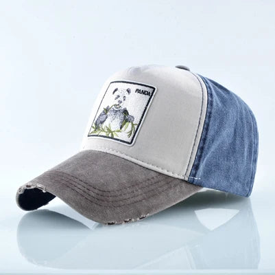 Unisex Baseball Cap Men Women Fashion Animals Embroidery
