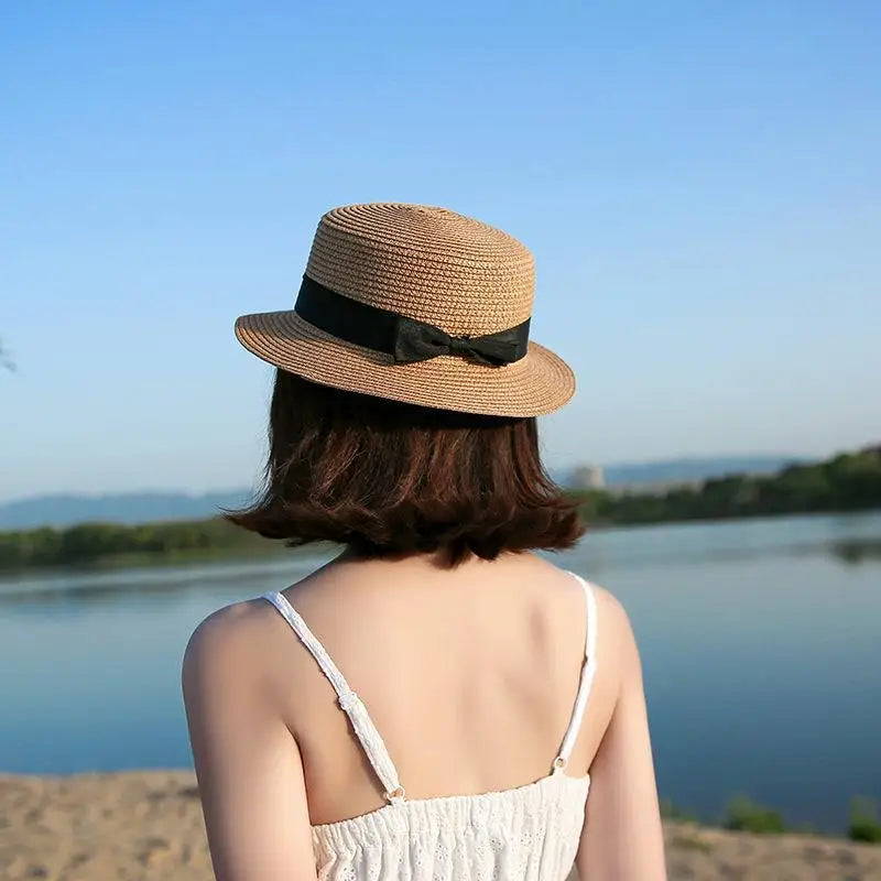 Panama Simple Summer Beach Hat Female Casual Lady Women
