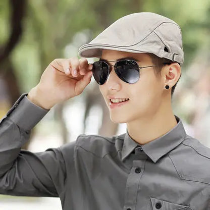 Summer Plus Size Newsboy Caps Men Casual Ivy Hat