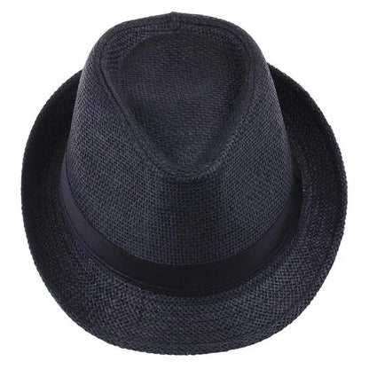 Women Men Fashion Summer Casual Trendy Beach Sun Straw Panama Jazz Hat