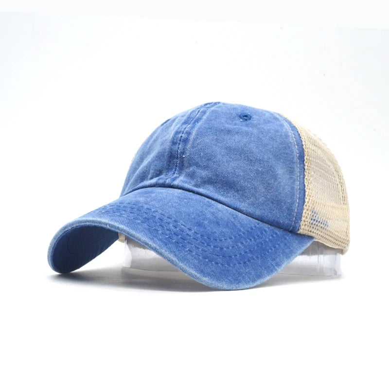 Summer Outdoor Baseball Cap Trucker Mesh Caps Men Dad Hat