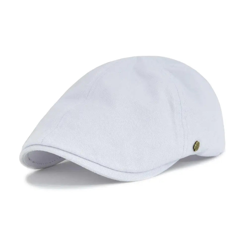 Classic Cotton Flat Cap Ivy Caps Men Women Newsboy Cabbie Driver Hat
