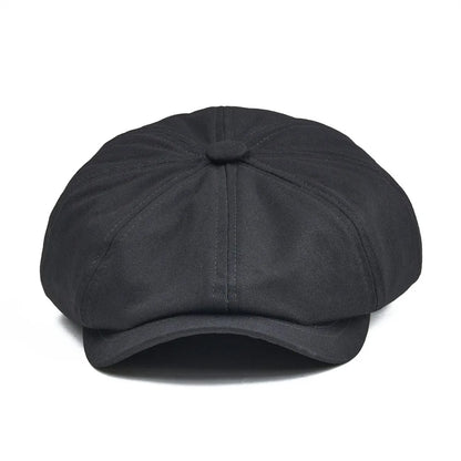 Twill Cotton Newsboy Cap Men Women Classic Retro Hat