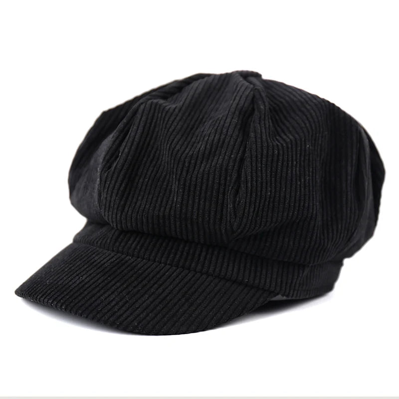 Newsboy Cap Beret Women Vintage Painter Winter Hats