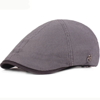 6 Panel Ivy Flat Cap Men Women Cotton Beret Cap