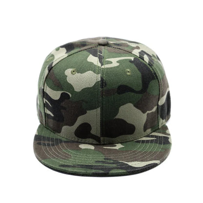 Full Close Camouflage Hip Hop Cap Whole Closure Women Men's Plus Size