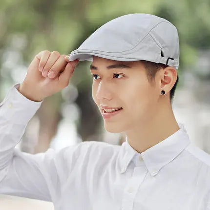 Summer Plus Size Newsboy Caps Men Casual Ivy Hat