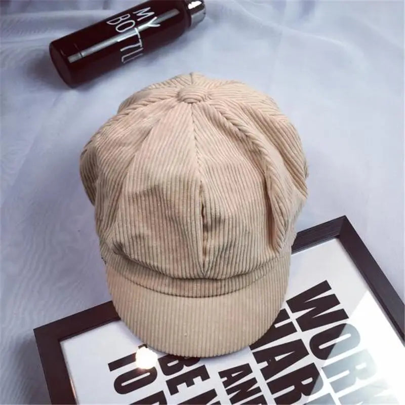 Newsboy Cap Beret Women Vintage Painter Winter Hats