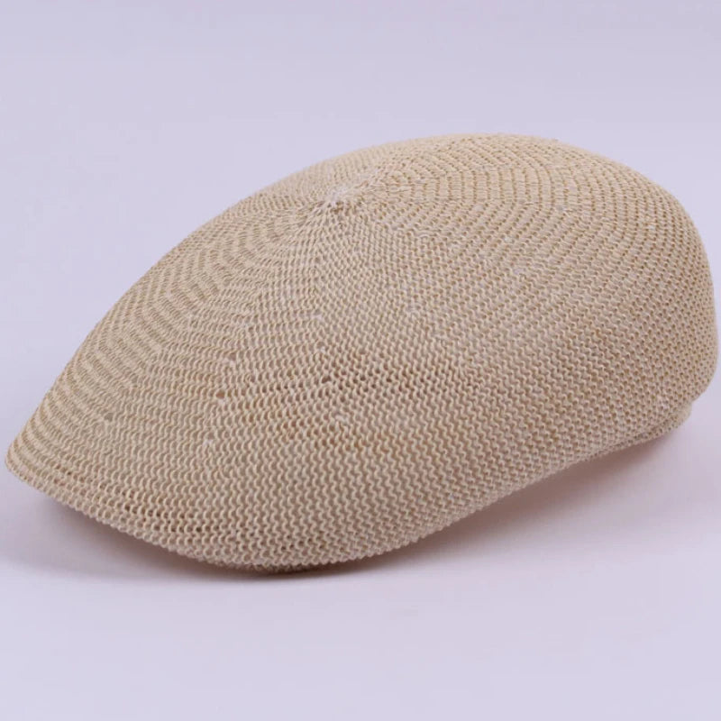 Summer Sun Caps Men Breathable Straw Hats