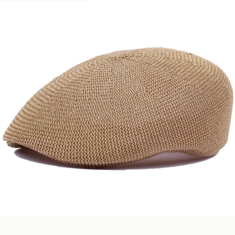 Summer Sun Caps Men Breathable Straw Hats