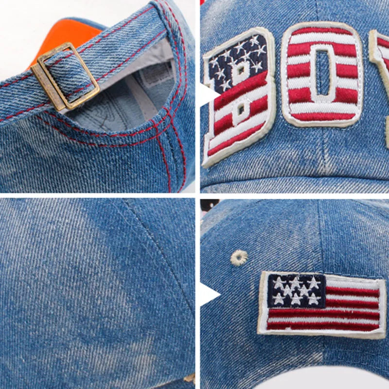 Kids Boys Baseball Cap Summer Toddler Children