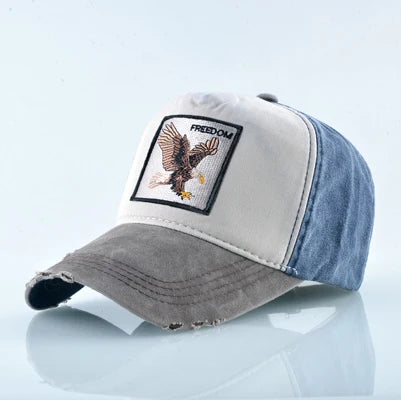 Unisex Baseball Cap Men Women Fashion Animals Embroidery