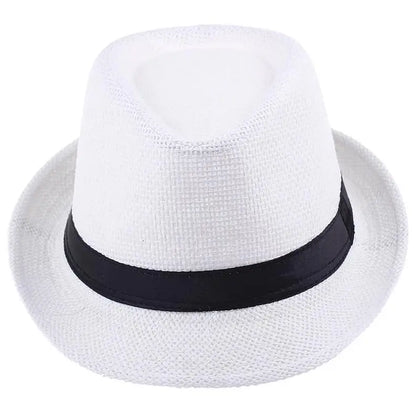 Women Men Fashion Summer Casual Trendy Beach Sun Straw Panama Jazz Hat