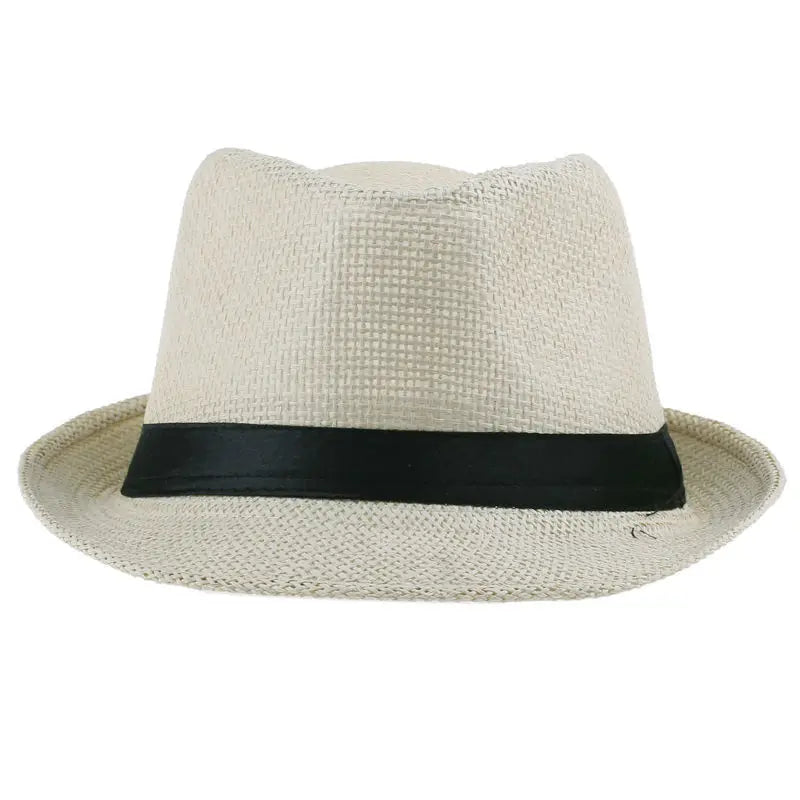 Women Men Fashion Summer Casual Trendy Beach Sun Straw Panama Jazz Hat