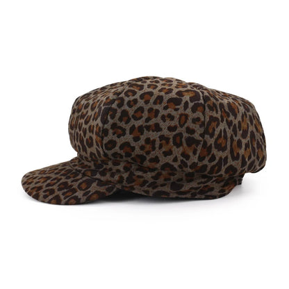 Fashion New Women Leopard Print Newsboy Caps