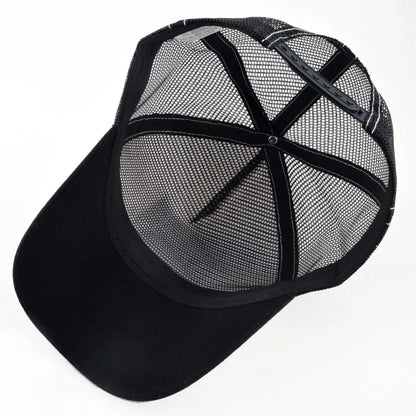 Summer Baseball Cap Animal Embroidery Cactus Cotton Trucker Hats