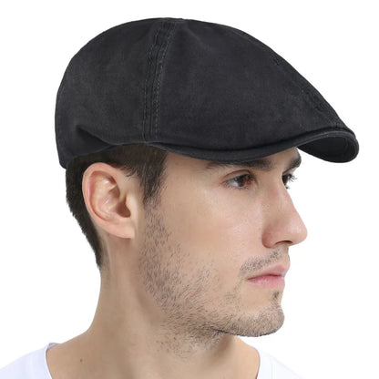 Cotton Newsboy Cap Men Women Ivy Flat Caps