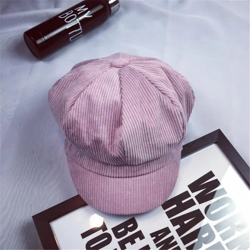 Newsboy Cap Beret Women Vintage Painter Winter Hats