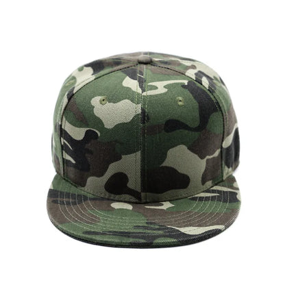 Full Close Camouflage Hip Hop Cap Whole Closure Women Men's Plus Size