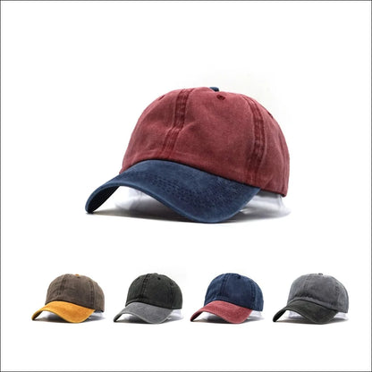 Washed Denim Snapback Hats Autumn Summer Men Women