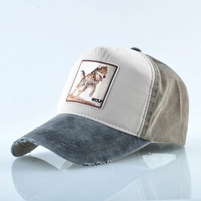 Unisex Baseball Cap Men Women Fashion Animals Embroidery